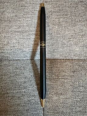 Vintage Cross Lady Classic Century Matte Black & Gold Ballpoint Pen